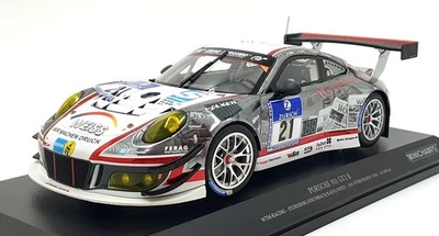 Minichamps 1/18 Scale 155 166021 Porsche 911 GT3 R #21 24h Nurburgring 2016 - Image 1 of 4