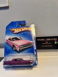 2009 Hot Wheels #140 Rebel Rides '64 LINCOLN CONTINENTAL Magenta w/Chrome E2 - Picture 1 of 3