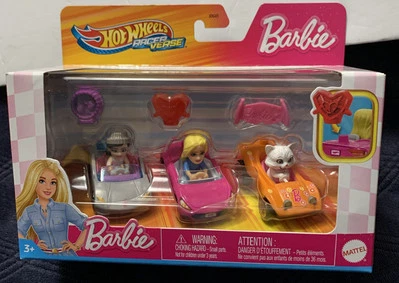 全新 2025 风火轮 Racer Verse BARBIE 3 包 Renee 芭比 Malibu Blissa — 第 1/3 张图片