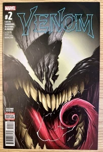 Venom Marvel Comics #2 Second Printing April 2017 Exlt Cond - Picture 1 of 3