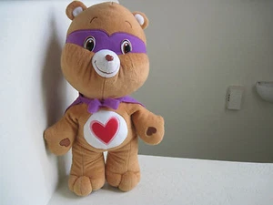 17" Care Bears ~Tenderheart Bear as Batman Plush Stuffed Animal - Picture 1 of 4