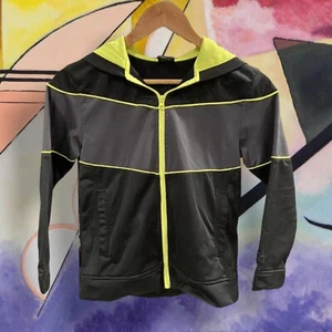 Starter Jacket Full Front Zip Black Coat Boys Size Medium 8 Good Condition - Picture 1 of 11