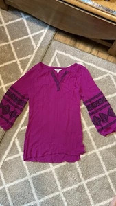 Women’s Pioneer Women Tunic Top Small Pink - Picture 1 of 6