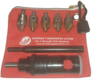 JAULA DE CONTRADISIPADOR DE PUNTA DE NAILON PARA HERRAMIENTAS DE AVIÓN / KIT DE CORTE DE FRACCIONES MICROSTOP 5 PIEZAS - Imagen 1 de 2
