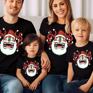 Dark Humorous Holiday Monster T-Shirt - Unique Gift for Men & Women #MC - Picture 1 of 23