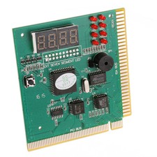 4-Digit Card PC Analyzer Diagnostic Motherboard POST Tester FOR Computer PCI ISA