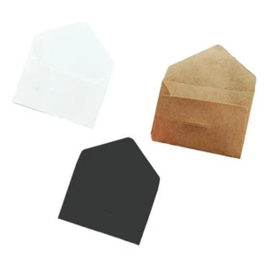 20 Count Mini Envelopes Retro Solid Color Envelopes Cash Envelopes for Budgeting - Picture 1 of 12