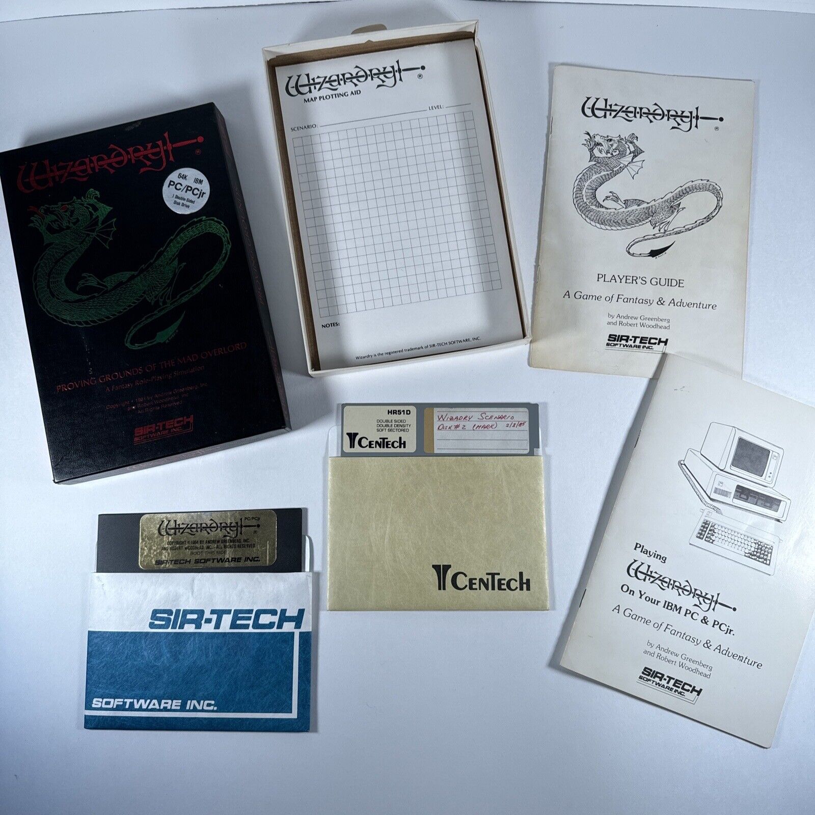 1984 IBM PC Wizardry I: Proving Grounds of the Mad Overlord Game 