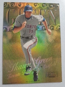 1999 SkyBox Metal Universe Precious Metal Gems Shawn Green SP Rare 35/50  - Picture 1 of 3