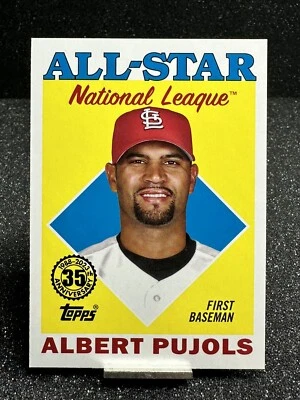 2023 Topps 1988 All Star Albert Pujols #88AS-49 Cardinals FREE SHIPPING - Image 1 of 2