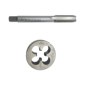 Tap & Die HSS  M12 x 1.5mm  Metric Thread Right Hand  High Speed Steel - Picture 1 of 4