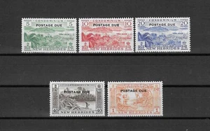 NEW HEBRIDES 1957 SG D16/D20 MNH - Picture 1 of 1
