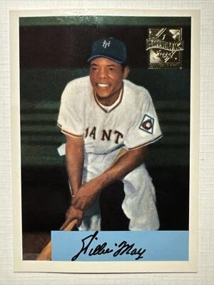 1996 Tops Willie Mays Commemorative Card Factory autographed #89 - Image 1 of 2