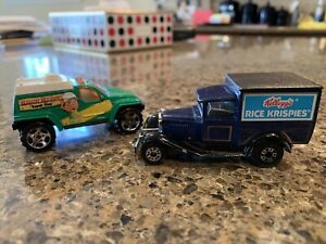 Matchbox Kellogg's Rice Krispies Truck 1979 and Handy Manny Truck (Lot of 2)