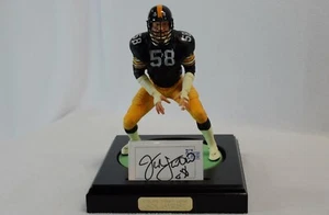 JACK LAMBERT PITTSBURGH STEELERS H.O.FER ART OF SPORT STATUE 046/500 AUTOGRAPHED - Picture 1 of 4