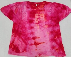 Grande chemise à manches courtes femme Cato à manches courtes cravate de glace teinte recyclée - Photo 1/24