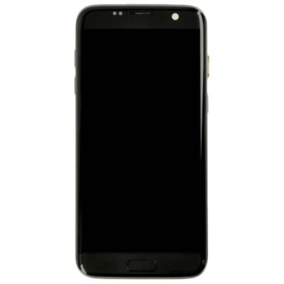 LCD Digitizer Frame Assembly for Samsung G935A Galaxy S7 Edge Black Aftermarket - Image 1 of 2