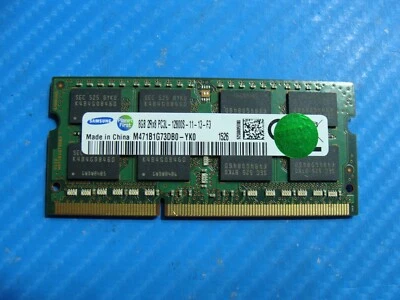 Toshiba S50t-C Samsung 8GB 2Rx8 PC3L-12800S Memory RAM SO-DIMM M471B1G73DB0-YK0 - Image 1 of 2