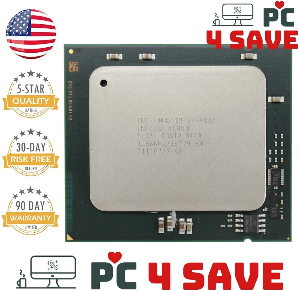 Intel Xeon E7-4807 1.87GHz 6-Core LGA1567 18MB Server CPU Processor SLC3L 95W - Image 1 of 1