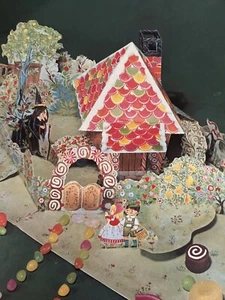 Vintage 1960-1970s Hallmark Pop Up Decoration Hansel And Gretel. Made In Japan. - Picture 1 of 4