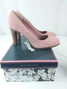 Seychelles Keyboard Rose Suede Pumps Shoes Size 10 - Picture 1 of 8