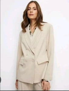 π€ NEW - Liz Jordan Size 16 Relaxed Fit Button Blazer Jacket - RRP $199.99 π€ - Picture 1 of 8