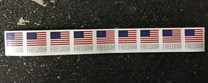 2023USA #5789a Forever US Flag Freedom PNC Plate Number(#B111) Coil Strip 9(BCA) - Picture 1 of 2