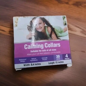 Calming Collar for Dogs 4 Packs Dog Pheromone Calm Collars Relief Anxiety Stress - Picture 1 of 1