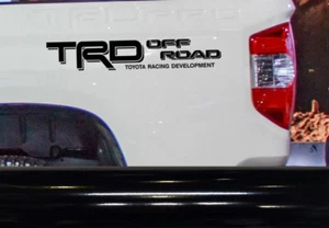 TRD Off Road Vinyl Decal Sticker for Toyota Tacoma Tundra Truck bedside set of 2 - Bild 1 von 19