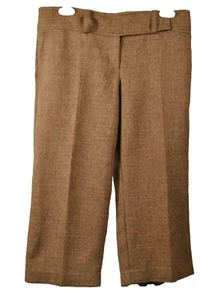 TO THE MAX Women Size 6 Cropped Brown Pants - Picture 1 of 9