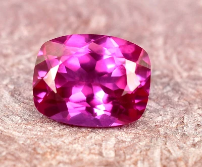 8.30Ct Natural Utah Bixbite Pink Beryl GIE Certified Emerald Cut Gemstone AAA+ - Image 1 of 4