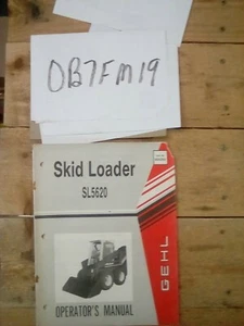 Gehl SL 5620 Skid Steer Loader Operators Manual Catalog NOS - Picture 1 of 9