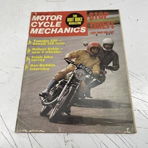 Revista de motocicletas 1973 Reino Unido motocicleta mecánica corredor carreras foto DE COLECCIÓN - Imagen 1 de 10