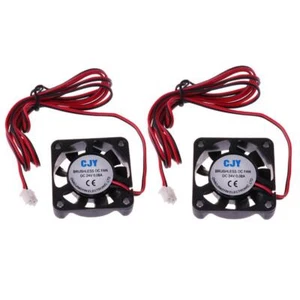 Ventilateur de refroidissement Ultra silencieux pour CPU, 2 pièces, 24V, 40mm, - Photo 1/4