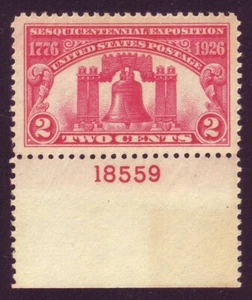 627 (2c Liberty Bell) - PIASTRA # BELLEZZA - CENTRO GEMME - MNH - IMPERDIBILE!! - Foto 1 di 2