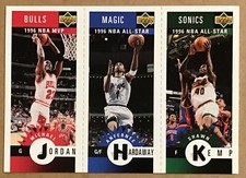 1996-97 JORDAN/HARDAWAY/KEMP UD COLLECTOR’S CHOICE MINI CARDS INSERT #M11 BULLS