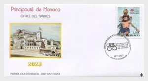 monaco 2022 10 year Princess Charlene Foundation 2012 danger water child 1v FDC - Picture 1 of 1
