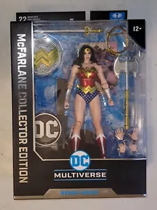 New McFarlane DC Who Is Wonder Woman Collector Edition 7" Scale Action Figure - Picture 1 of 2