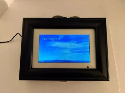 Omnitech 7" Digital Photo Frame w/ Remote + Power Supply ZW7A - TESTED WORKING - Image 1 of 4