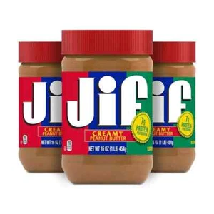 Jif Cremige Erdnussbutter, 16 Unzen 3er Pack - Bild 1 von 8