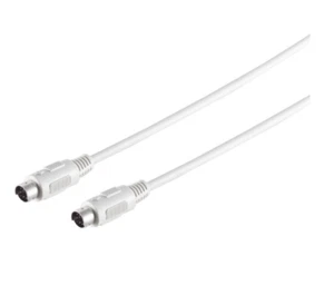 Câble de connexion PS/2 mini connecteur DIN 2x6 pôles blindé, gris 1,8m - 5m - Photo 1/4