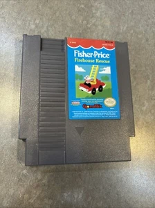 Fisher Price Firehouse Rescue (NES 1990) “RARE” Cartridge And Sleeve, Authentic. - Picture 1 of 12