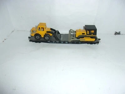 D6  (HO)    ACL AAR 50 Ton Flat Car #77173 w/load - Image 1 of 4