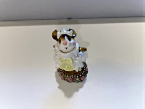 Wee Forest Folk Prima Ballerina M-162 White/Yellow Retired Mint Condition - Picture 1 of 5