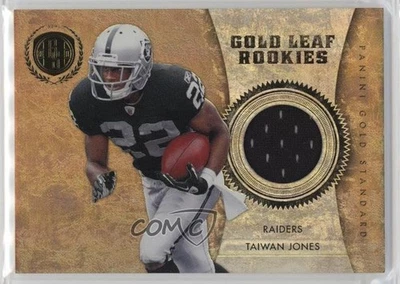 2011 Panini Gold Standard Gold Leaf Rookies Materials /299 Taiwan Jones #33 RC - Image 1 of 2