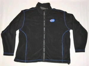 Chaqueta polar negra Budweiser Bud Light para hombre XL cremallera completa promoción Anheuser-Busch - Imagen 1 de 10