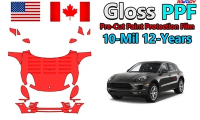  Película de protección de pintura PPF para Porsche Macan S-Sport Edition-Base 2015-2018 Foto 1 de 4