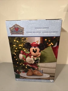 Disney Holiday Minnie with Presents Statue von Jim Shore handbemalt NEU 2025 - Bild 1 von 7