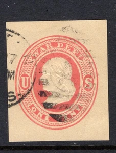 US Scott WO31 Cut Square - Used - CV 14$ - Picture 1 of 2