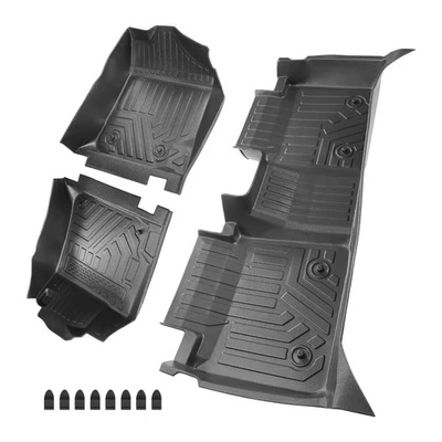 Juego de alfombrillas de goma TPE delanteras y segunda fila para Toyota Camry 2007-2011 Foto 1 de 4